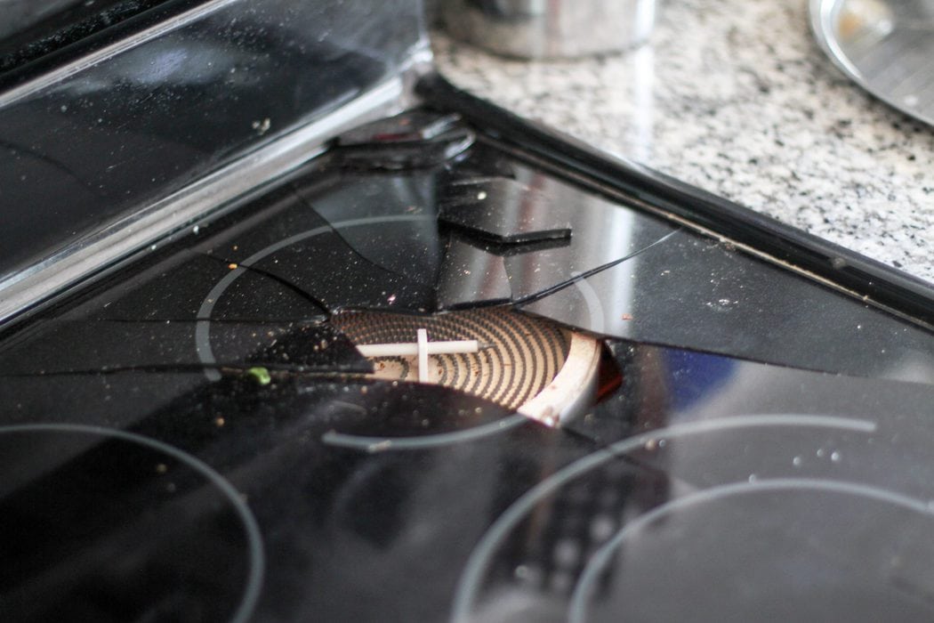 Cracked glass cooktop we fix in Toronto